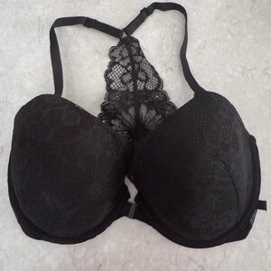 Victoria's Secret Black Lace Racerback Bra